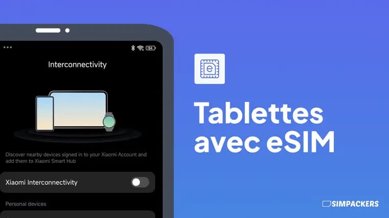 Tablettes avec eSIM